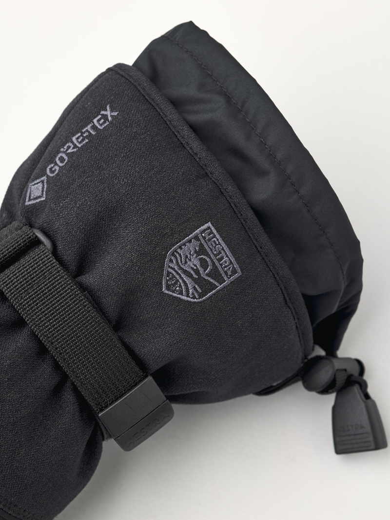 Hestra Perform Gore-Tex Mens Ski Mittens - Black-1